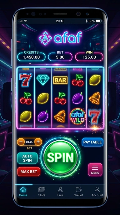 Galeri pratinjau visual afaf build APK resmi terbaru